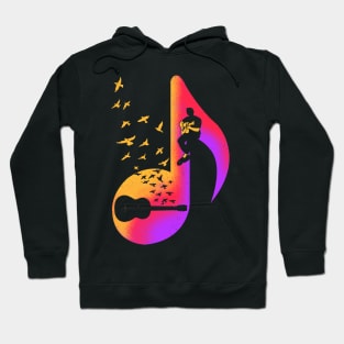 Acoustic Guitar Player Hoodie